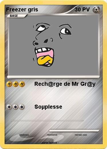 Pokemon Freezer gris