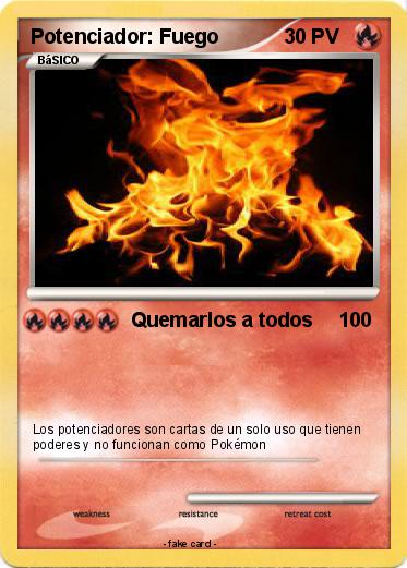 Pokemon Potenciador: Fuego
