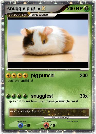 Pokemon snuggle pig!