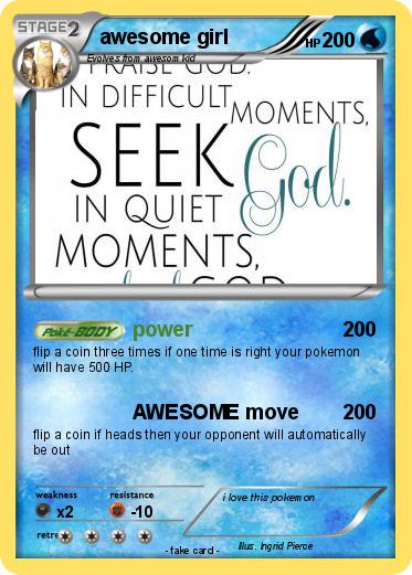 Pokemon awesome girl