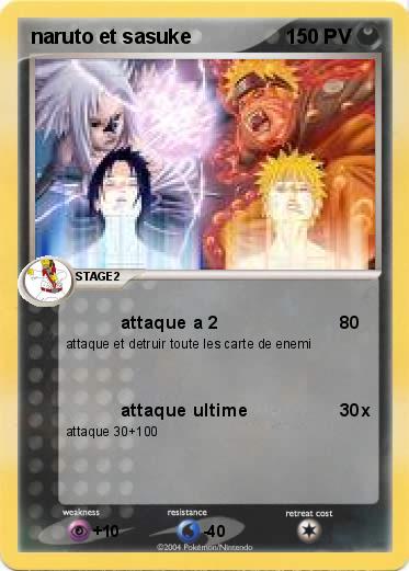 Pokemon naruto et sasuke