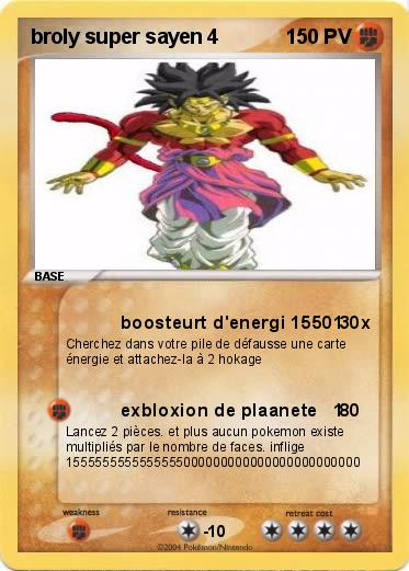 Pokemon broly super sayen 4