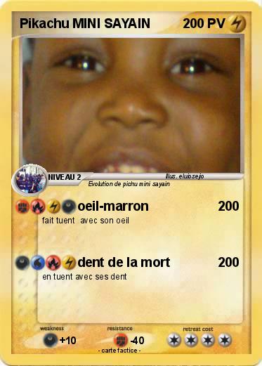 Pokemon Pikachu MINI SAYAIN