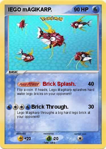 Pokemon lEGO mAGIKARP.