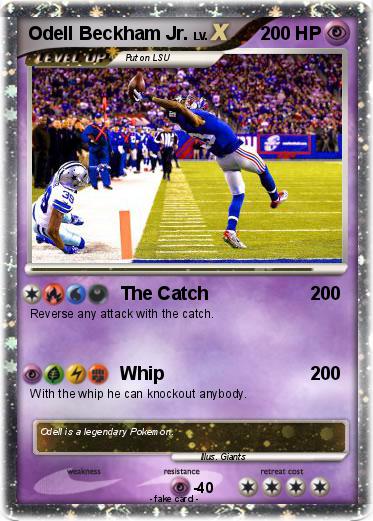 Pokemon Odell Beckham Jr.