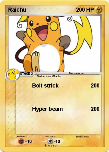 Pokemon Raichu