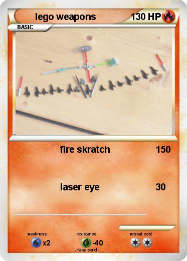 Pokemon lego weapons