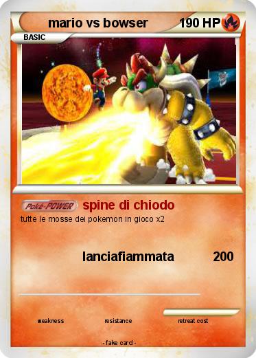 Pokemon mario vs bowser