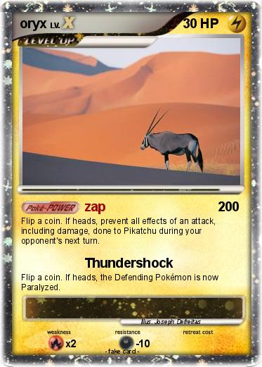 Pokemon oryx