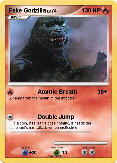 Pokemon Fake Godzilla