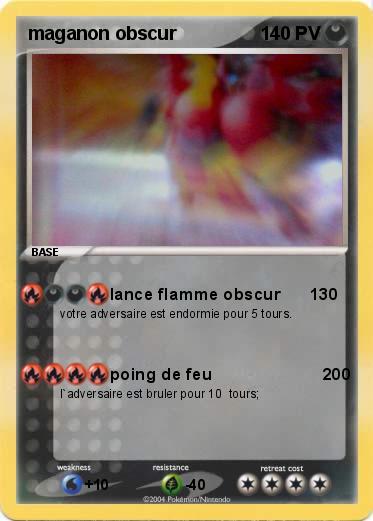 Pokemon maganon obscur