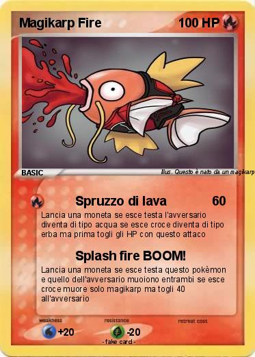 Pokemon Magikarp Fire
