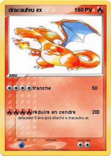 Pokemon dracaufeu ex                     1                