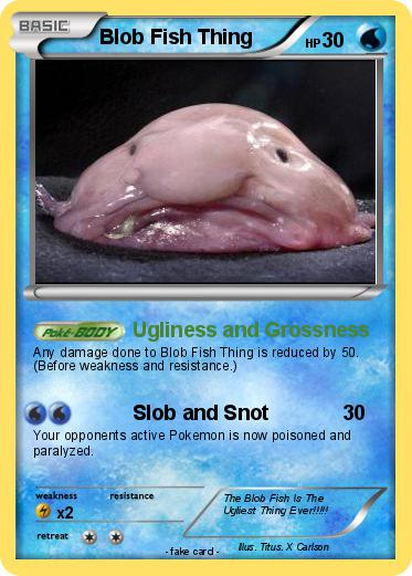 Pokemon Blob Fish Thing