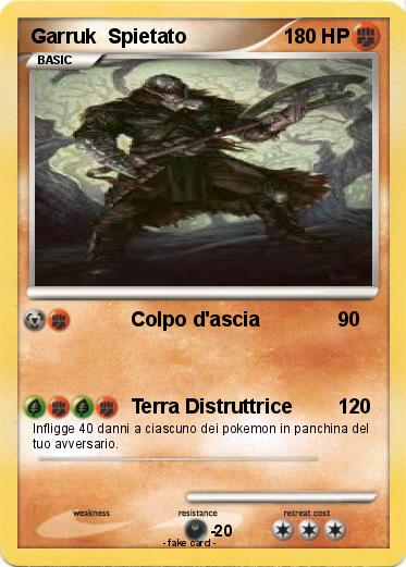 Pokemon Garruk  Spietato