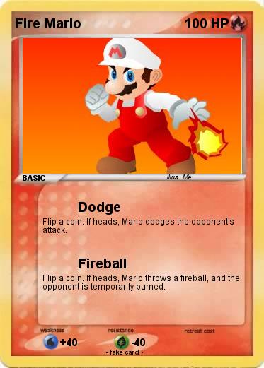 Pokemon Fire Mario