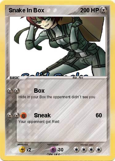 Pokemon Snake In Box