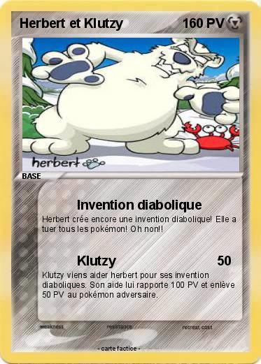 Pokemon Herbert et Klutzy
