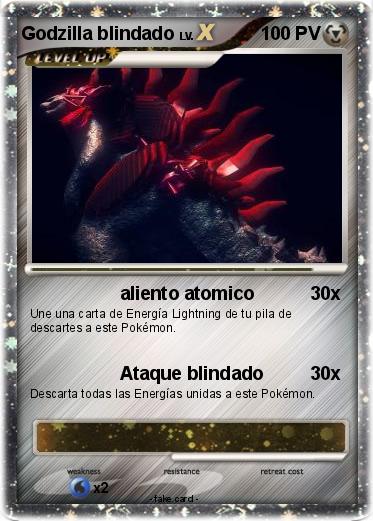Pokemon Godzilla blindado