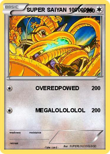 Pokemon SUPER SAIYAN 10000000