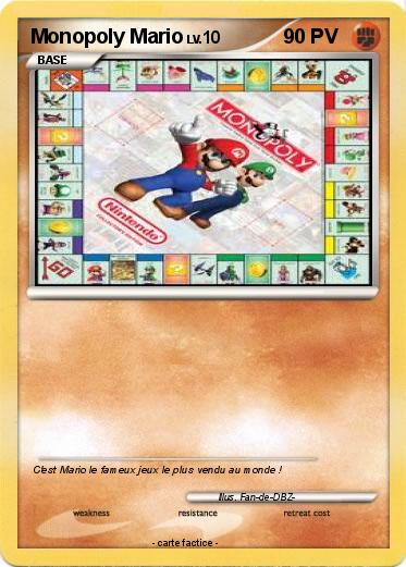 Pokemon Monopoly Mario