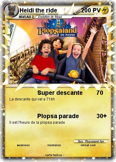 Pokemon Heidi the ride