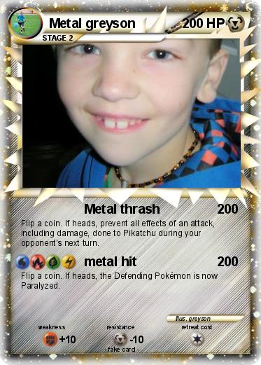 Pokemon Metal greyson