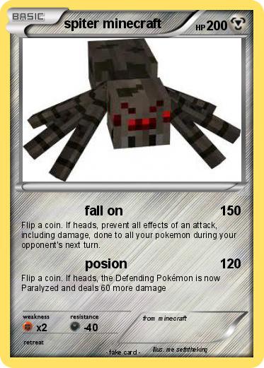 Pokemon spiter minecraft