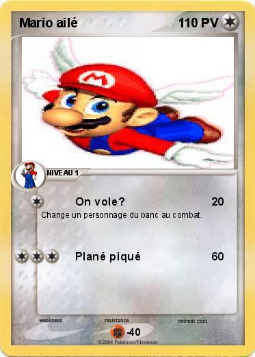 Pokemon Mario ailé