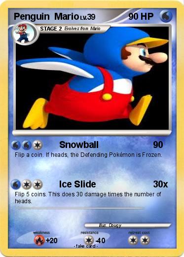Pokemon Penguin  Mario