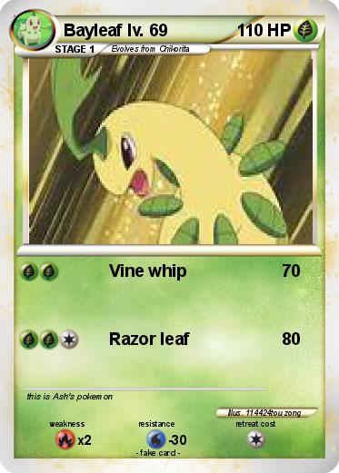 Pokemon Bayleaf lv. 69
