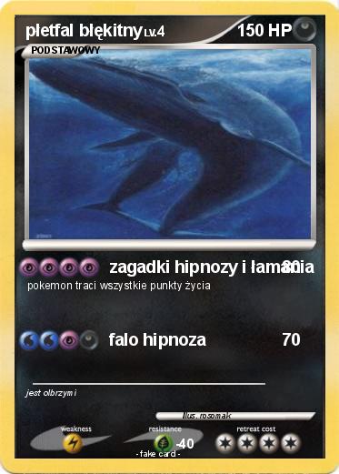 Pokemon płetfal błękitny