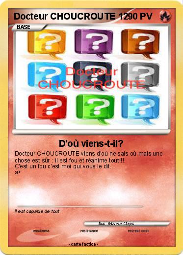 Pokemon Docteur CHOUCROUTE 12