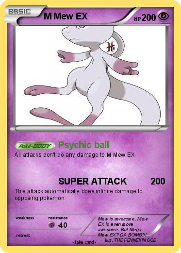 Pokemon M Mew EX