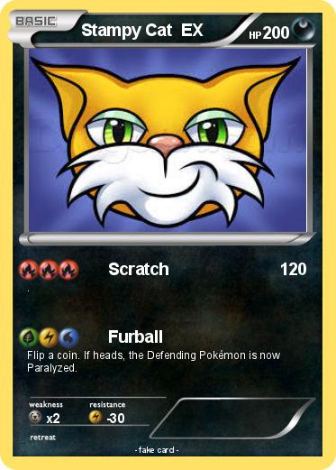 Pokemon Stampy Cat  EX
