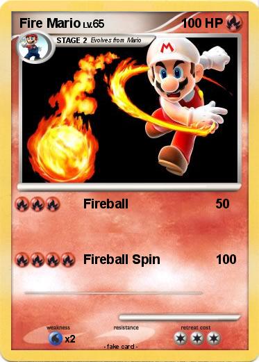 Pokemon Fire Mario