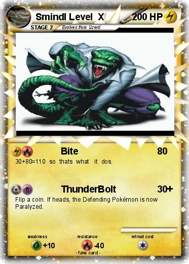 Pokemon Smindl Level  X