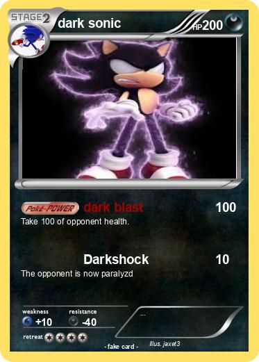 Pokemon dark sonic