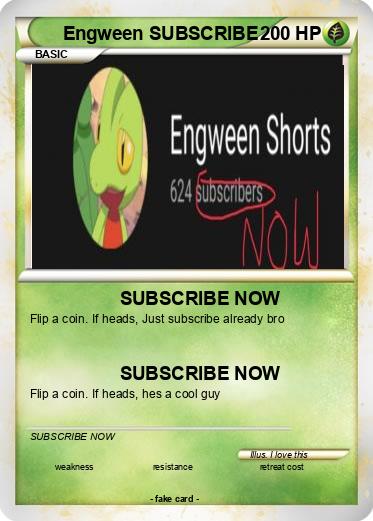 Pokemon Engween SUBSCRIBE