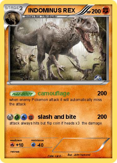 Pokemon INDOMINUS REX