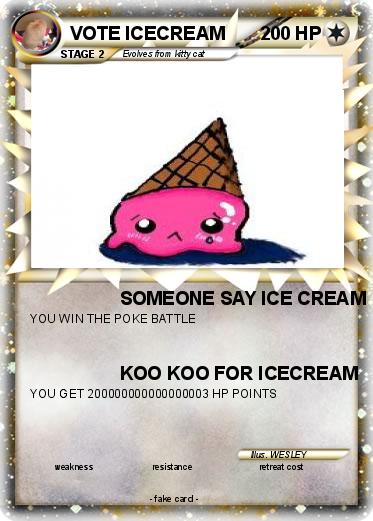 Pokemon VOTE ICECREAM