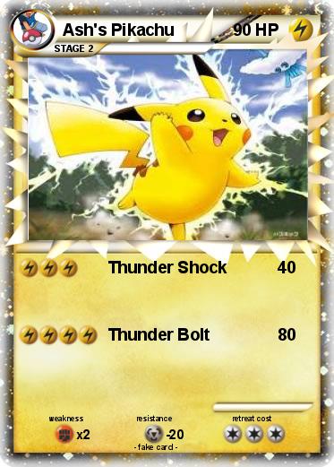 Pokemon Ash's Pikachu