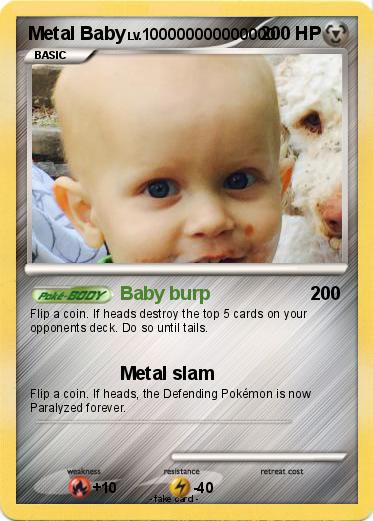 Pokemon Metal Baby