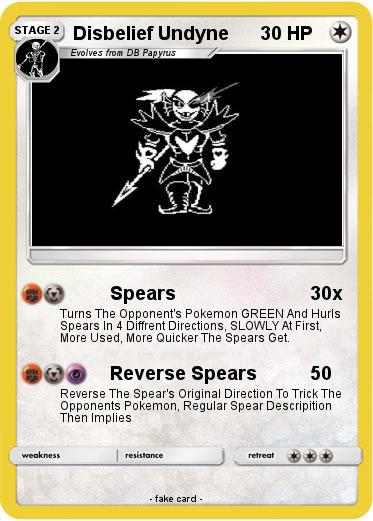 Pokemon Disbelief Undyne