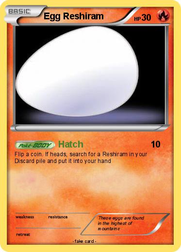 Pokemon Egg Reshiram