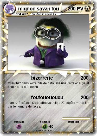 Pokemon mignon savan fou