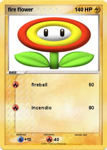 Pokemon fire flower