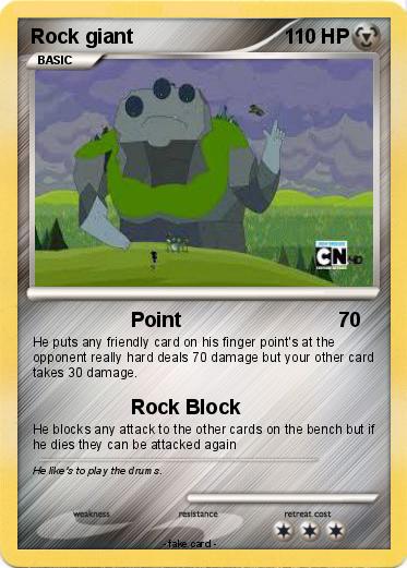 Pokemon Rock giant
