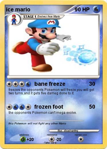 Pokemon ice mario