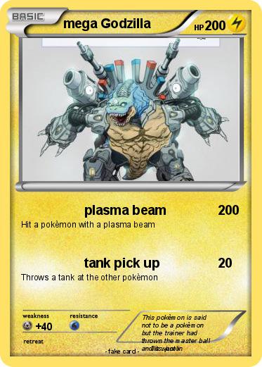 Pokemon mega Godzilla